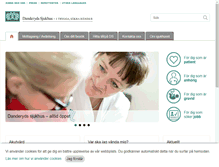 Tablet Screenshot of danderydssjukhus.se